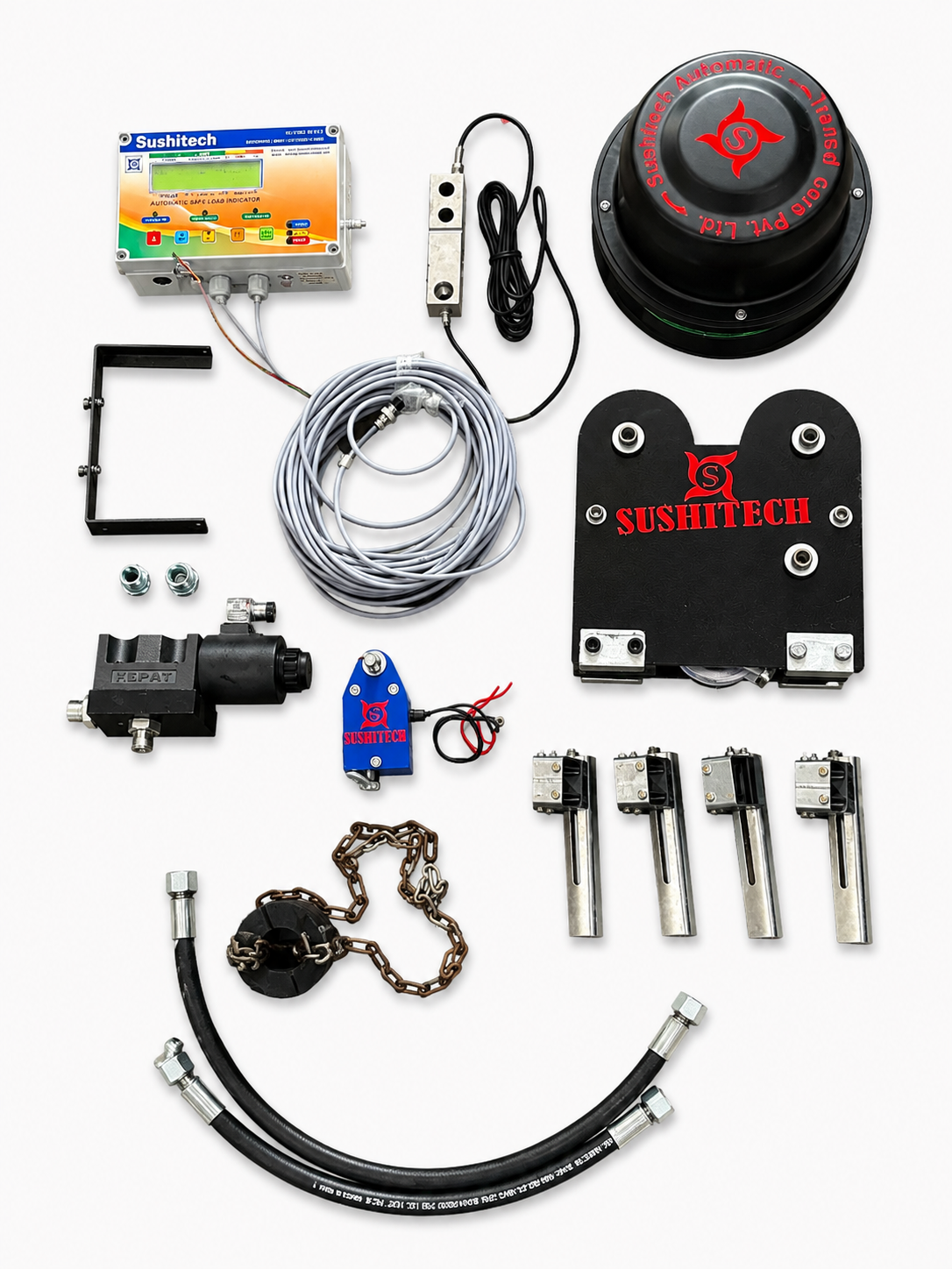 Sushitech ES 2.0 automatic safe load indicator kit for Hydra Farana pick-and-carry cranes