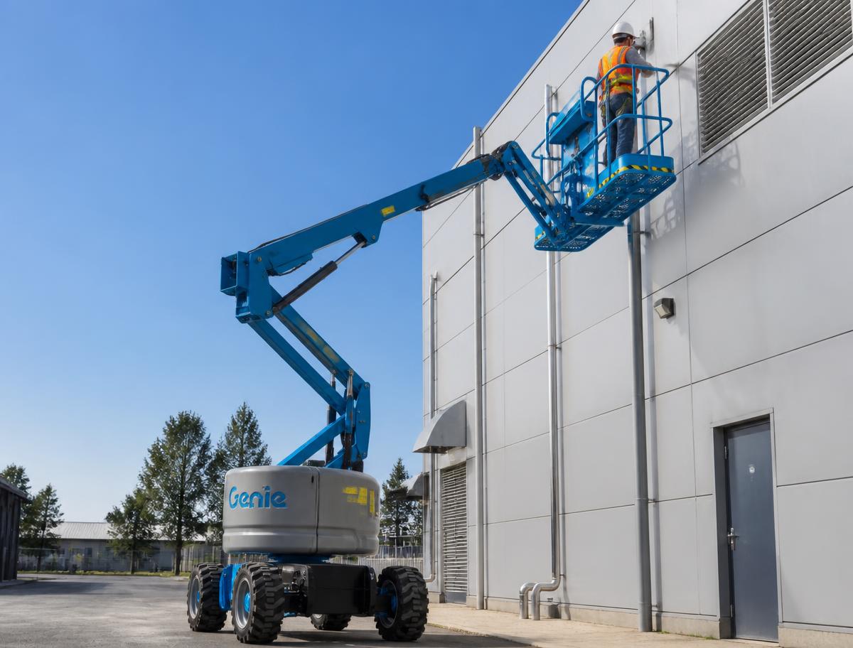 Boomlift fitted with Sushitech safe load indicator